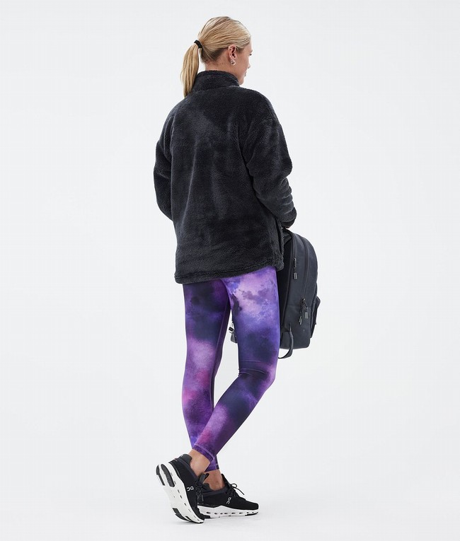 Women Dope Razor Leggings Purple | VSLIMYZ-35