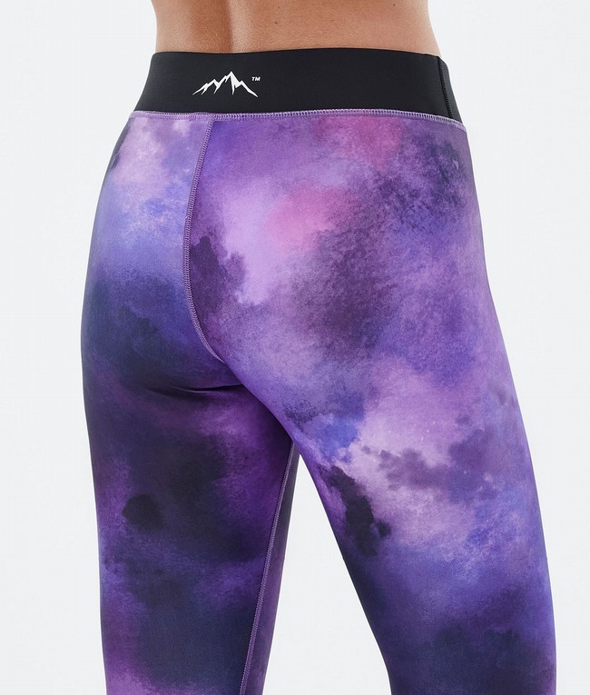 Women Dope Razor Leggings Purple | VSLIMYZ-35