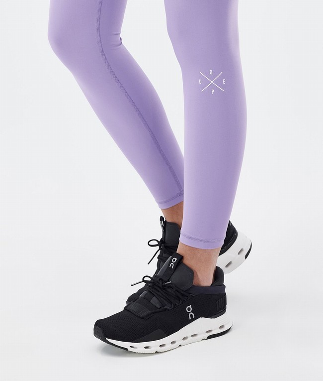 Women Dope Razor Leggings Purple | XTMEKOJ-20