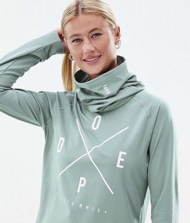 Women Dope Snuggle W 2022 Base Layer Green | VOGQANY-73