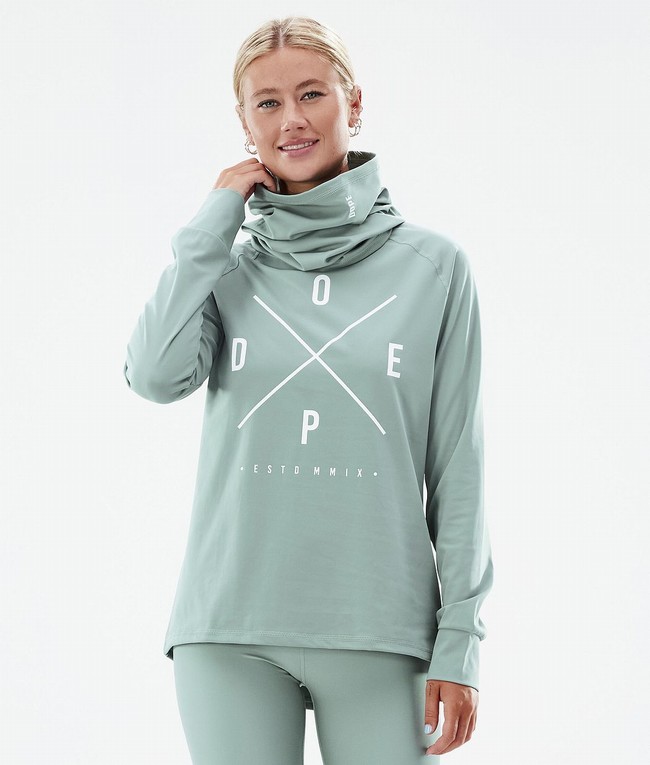 Women Dope Snuggle W 2022 Base Layer Green | VOGQANY-73