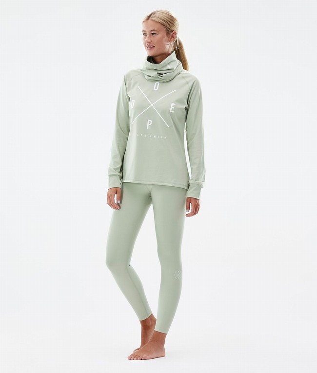 Women Dope Snuggle W 2022 Base Layer Green | KSMVRUF-83