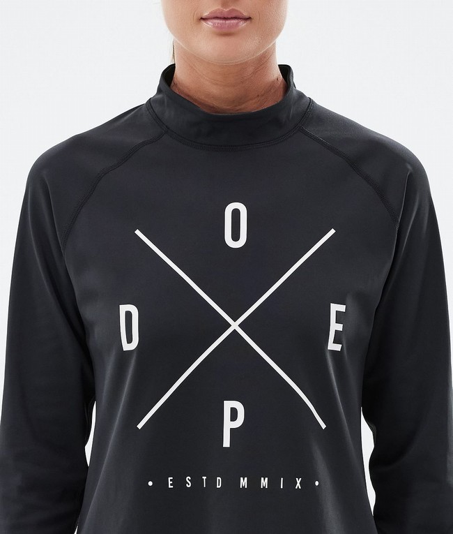 Women Dope Snuggle W Base Layer Black | WDYMHPK-13