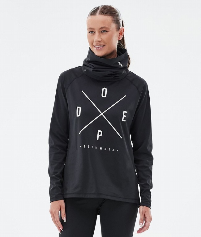 Women Dope Snuggle W Base Layer Black | WDYMHPK-13