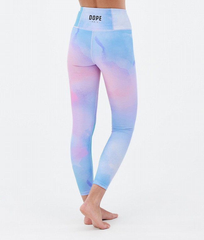 Women Dope Snuggle W Base Layer Blue / Pink | HFQGNEM-89