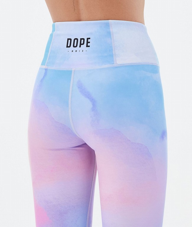 Women Dope Snuggle W Base Layer Blue / Pink | HFQGNEM-89