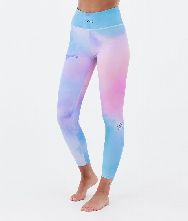 Women Dope Snuggle W Base Layer Blue / Pink | HFQGNEM-89