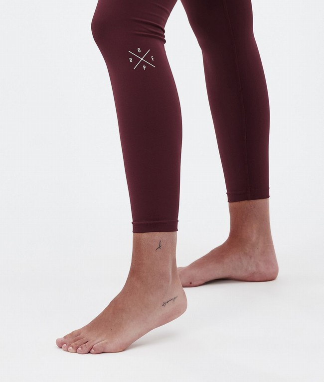 Women Dope Snuggle W Base Layer Burgundy | WKBPQUS-14