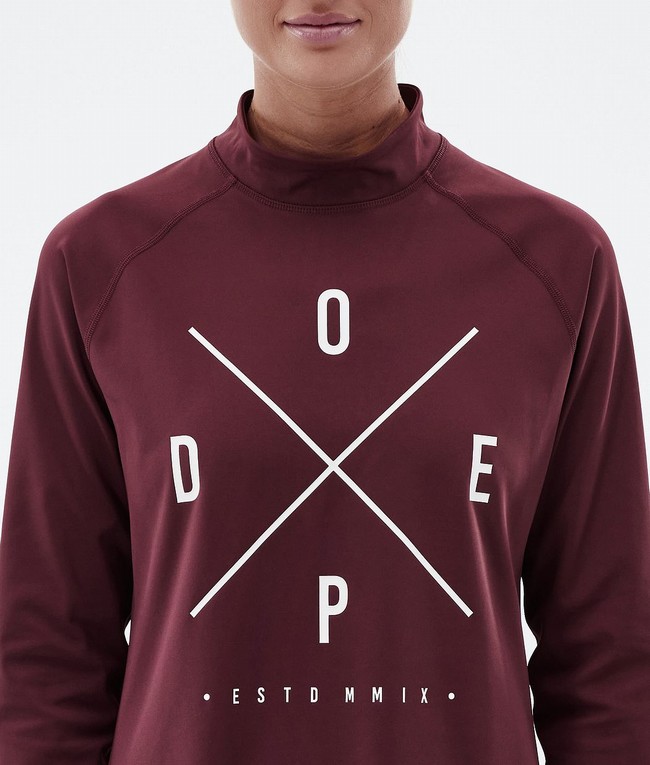 Women Dope Snuggle W Base Layer Burgundy | EHCFJKX-16