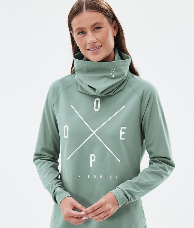 Women Dope Snuggle W Base Layer Green | KXCMBJT-32