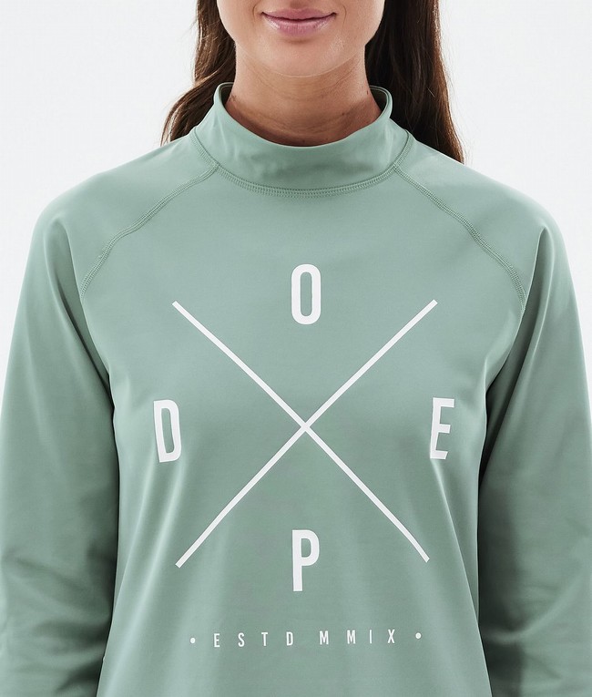 Women Dope Snuggle W Base Layer Green | KXCMBJT-32