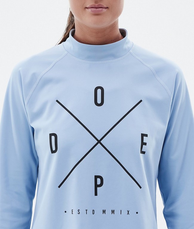 Women Dope Snuggle W Base Layer Light Blue | ALIDBSZ-34