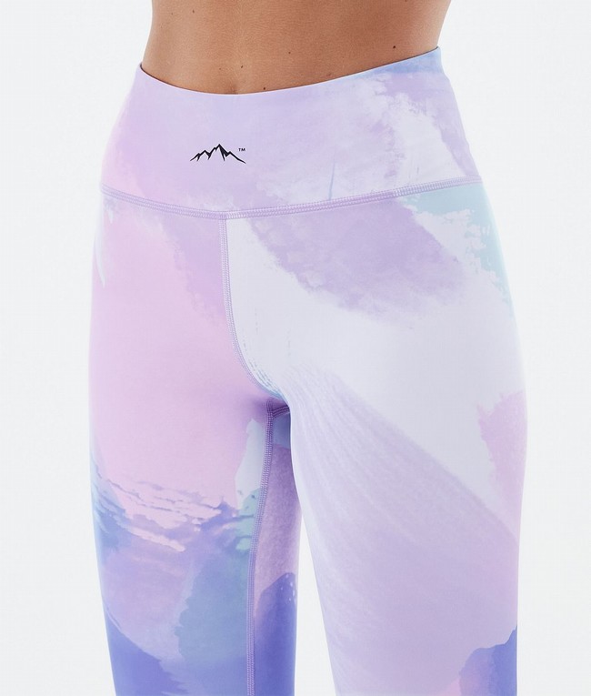 Women Dope Snuggle W Base Layer Pink / Blue | MCRWJXK-27