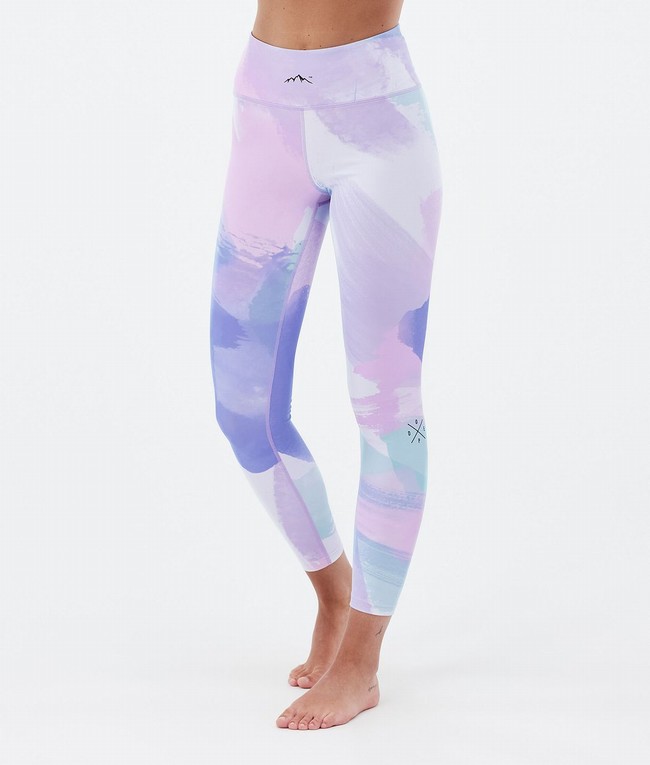 Women Dope Snuggle W Base Layer Pink / Blue | MCRWJXK-27