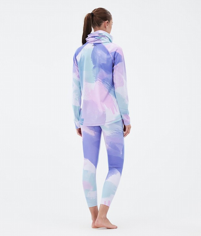 Women Dope Snuggle W Base Layer Pink / Blue | WUZSXJD-91