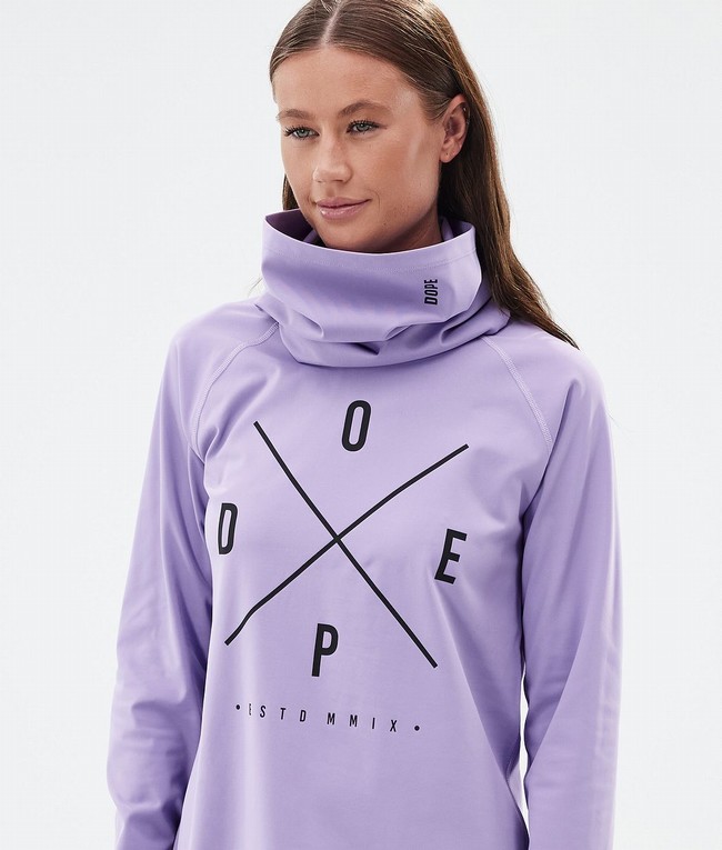 Women Dope Snuggle W Base Layer Purple | CSEHPLX-07