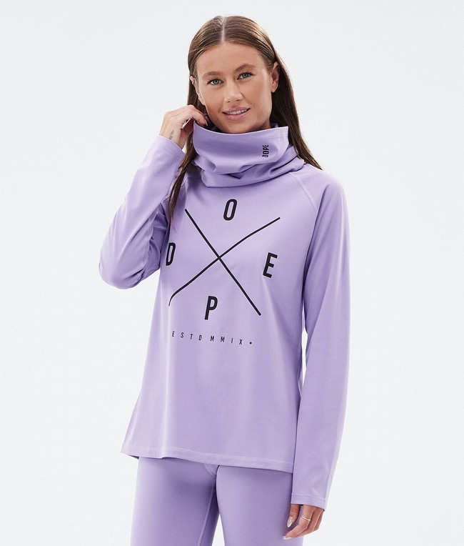 Women Dope Snuggle W Base Layer Purple | CSEHPLX-07