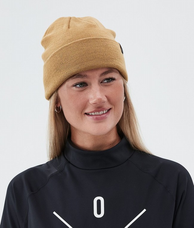 Women Dope Solitude 2022 Beanie Gold | UINQXYO-82