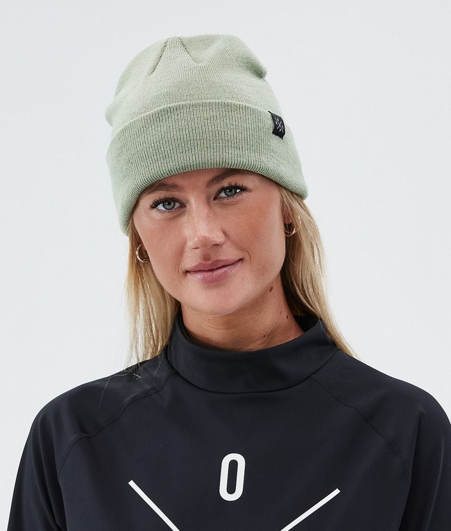 Women Dope Solitude 2022 Beanie Green | AJRMIUG-56