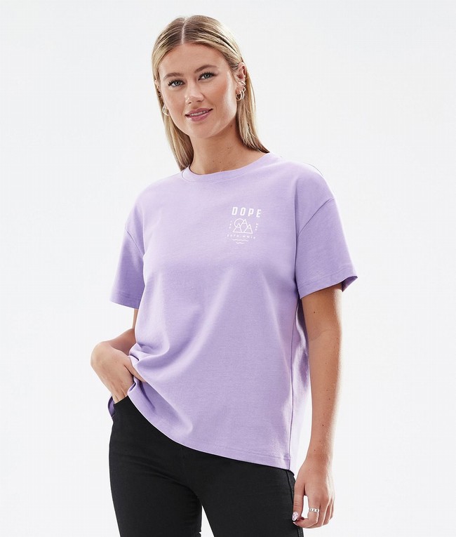 Women Dope Standard W 2022 T-shirts Purple | KRUFENC-34