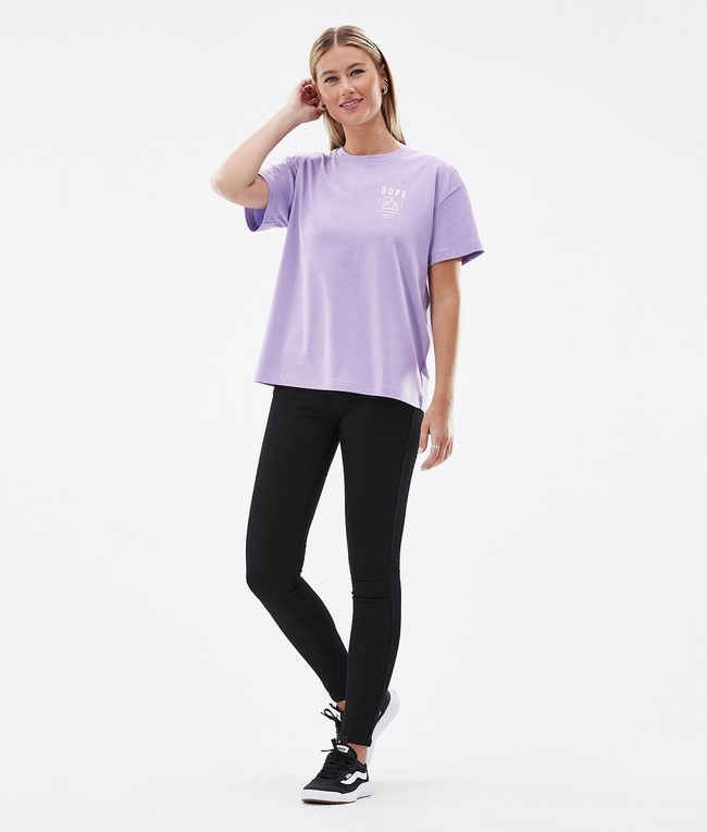 Women Dope Standard W 2022 T-shirts Purple | KRUFENC-34