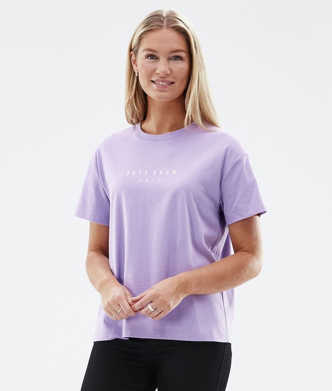 Women Dope Standard W 2022 T-shirts Purple | CGJFVME-87