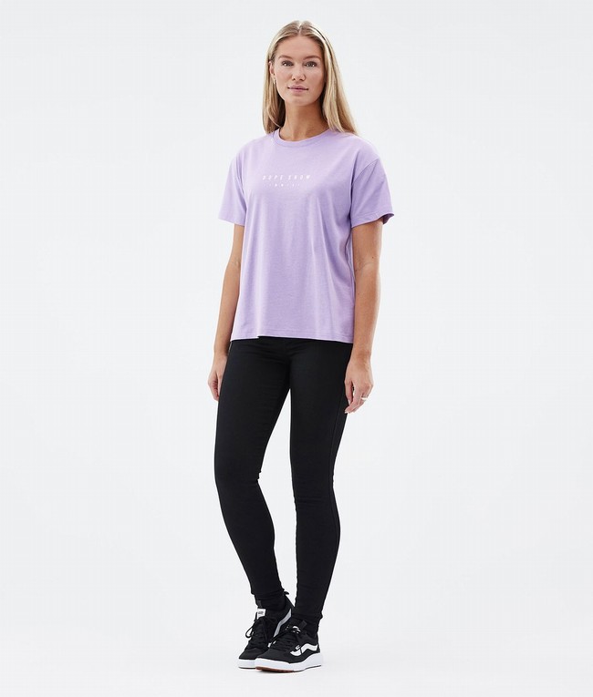 Women Dope Standard W 2022 T-shirts Purple | CGJFVME-87