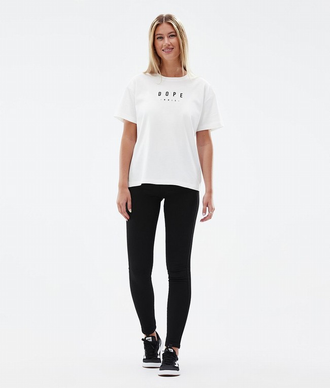 Women Dope Standard W 2022 T-shirts White | QDBFCLA-68