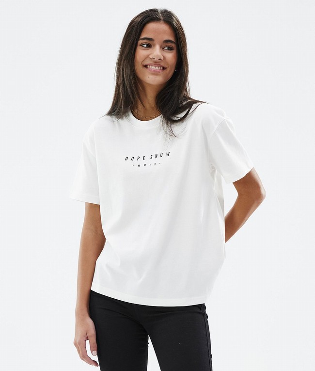 Women Dope Standard W 2022 T-shirts White | QOFHKMX-62