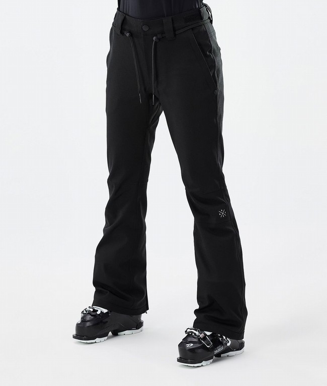 Women Dope Tigress W Ski Pants Black | GCNXURS-43