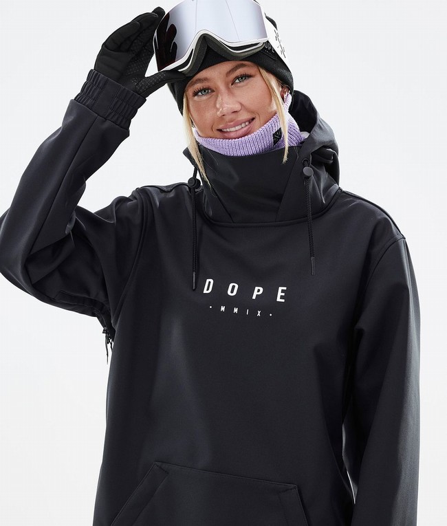 Women Dope Yeti W 2022 Ski Jackets Black | UKWTZLC-47