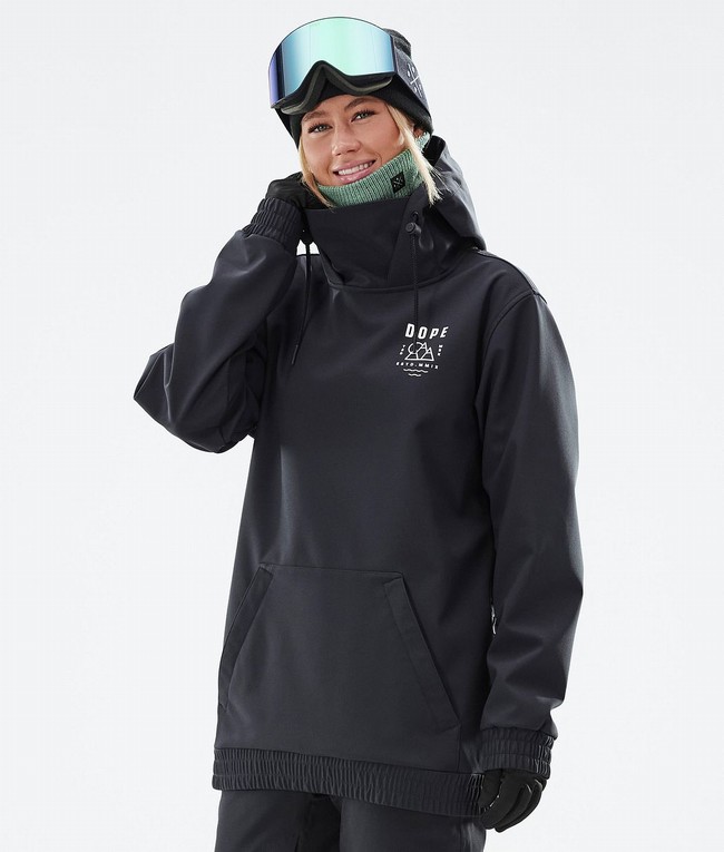 Women Dope Yeti W 2022 Ski Jackets Black | CGJTWZL-89