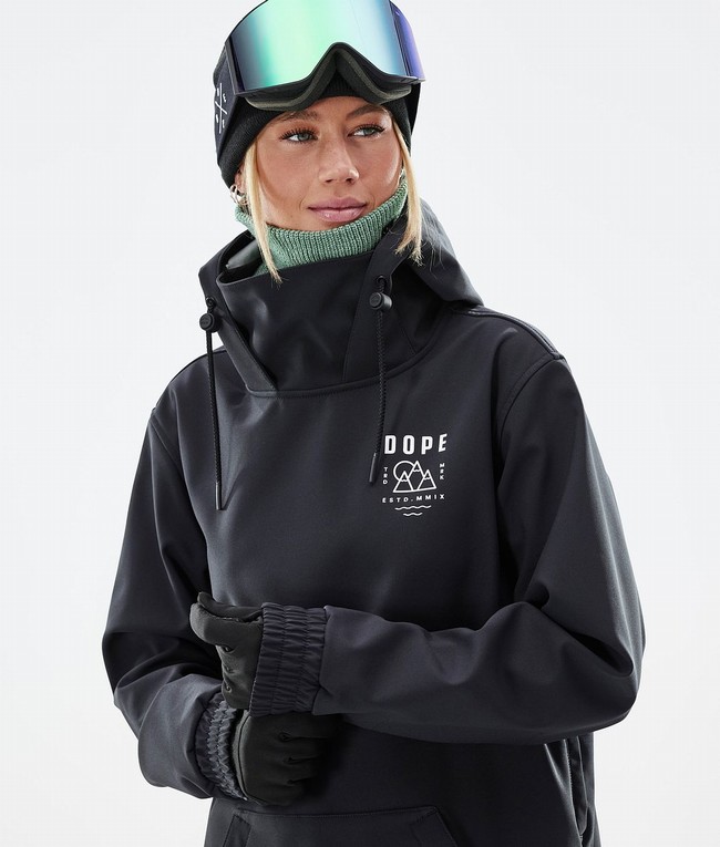 Women Dope Yeti W 2022 Ski Jackets Black | CGJTWZL-89