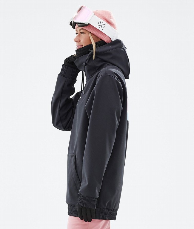 Women Dope Yeti W 2022 Snowboard Jackets Black | PVKSNGY-65