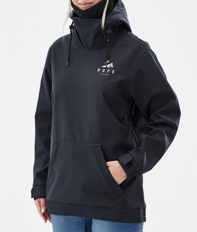 Women Dope Yeti W Ski Jackets Black | NJETFAL-02