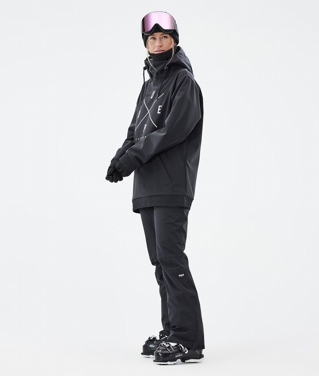 Women Dope Yeti W Ski Jackets Black | XNJLEIS-53