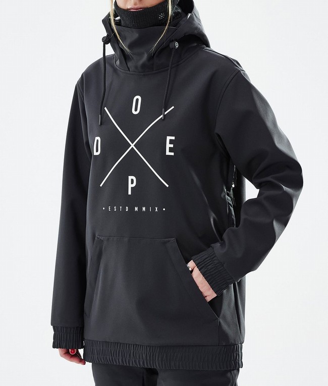 Women Dope Yeti W Ski Jackets Black | XNJLEIS-53