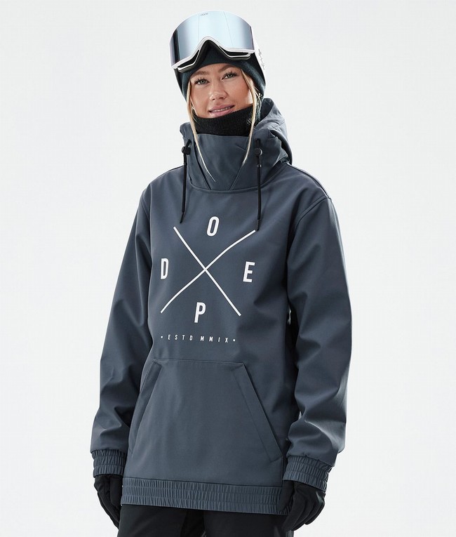 Women Dope Yeti W Ski Jackets Blue | MJYLOAS-85