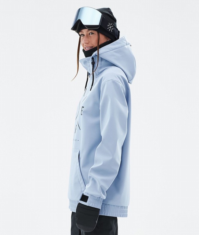 Women Dope Yeti W Ski Jackets Light Blue | FUEAHDI-37