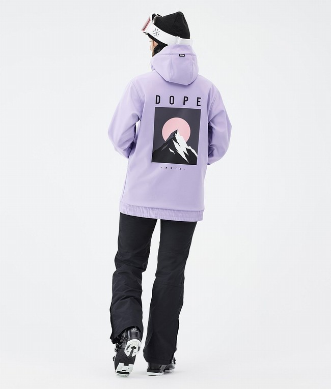 Women Dope Yeti W Ski Jackets Purple | WYRQUNB-18