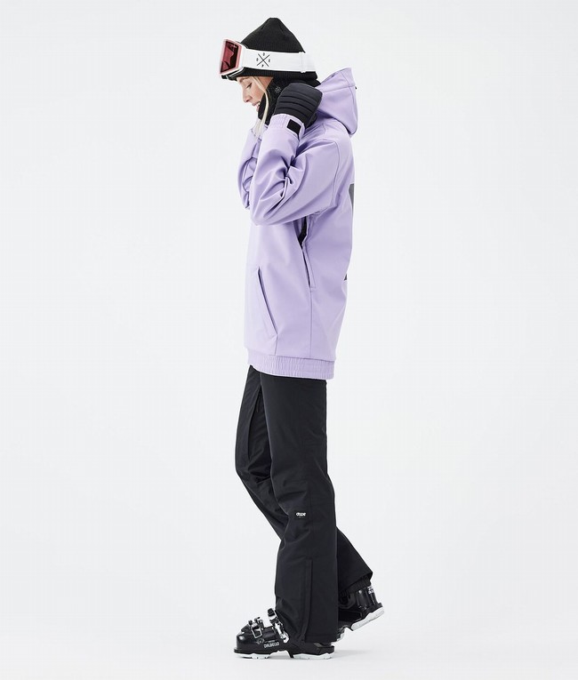 Women Dope Yeti W Ski Jackets Purple | WYRQUNB-18