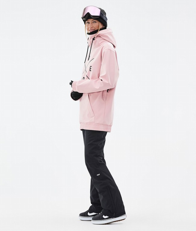 Women Dope Yeti W Snowboard Jackets Pink | TBFPJGA-92