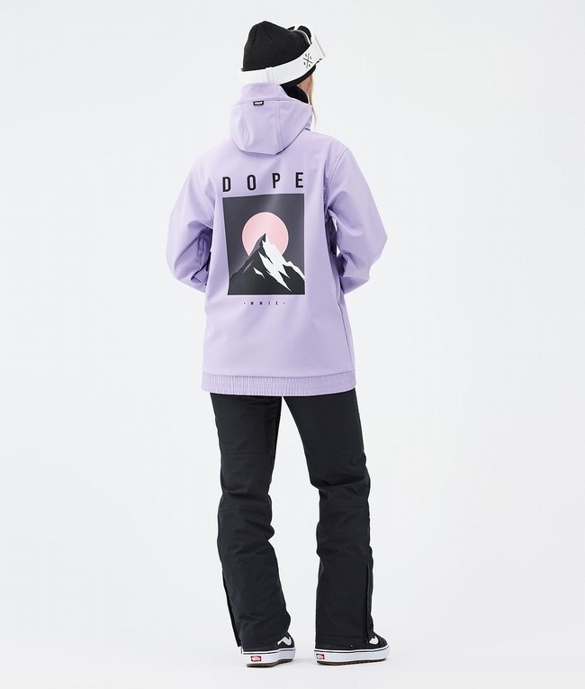 Women Dope Yeti W Snowboard Jackets Purple | XFYCEUJ-68