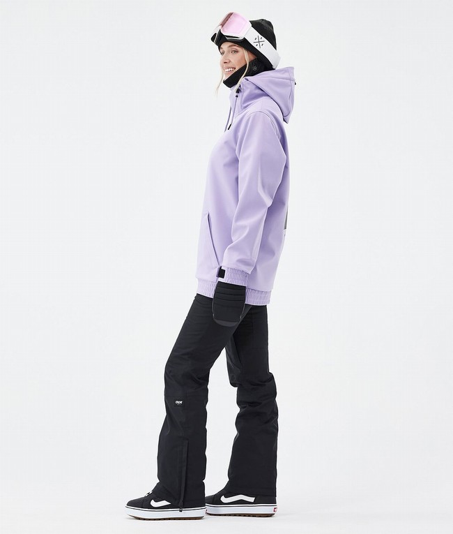 Women Dope Yeti W Snowboard Jackets Purple | XFYCEUJ-68