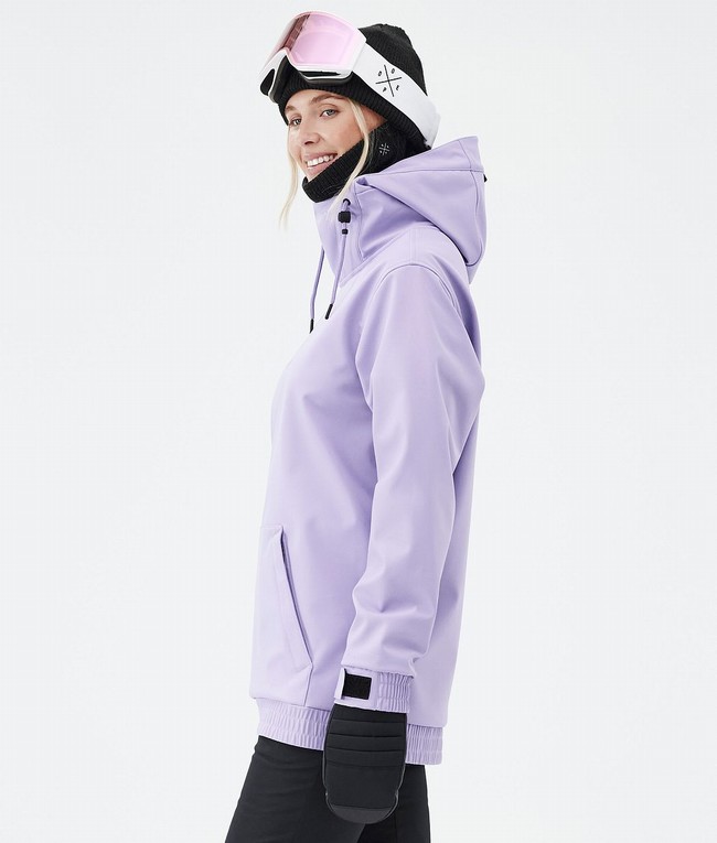 Women Dope Yeti W Snowboard Jackets Purple | XFYCEUJ-68