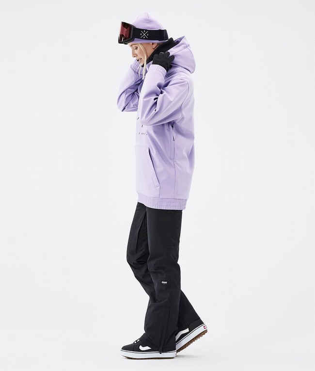 Women Dope Yeti W Snowboard Jackets Purple | VZPHLGC-69