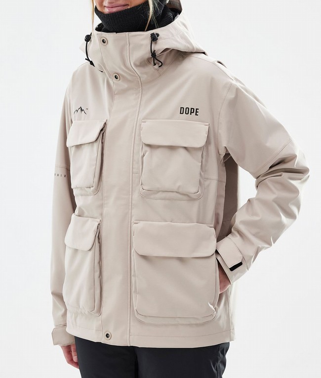 Women Dope Zenith W Ski Jackets Brown | RALIFCP-59