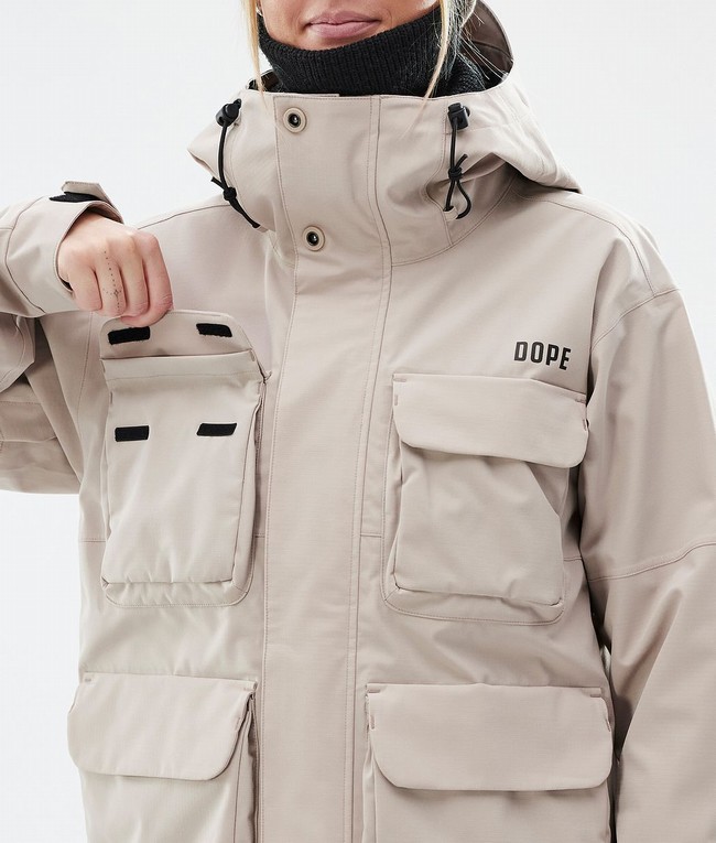 Women Dope Zenith W Ski Jackets Brown | RALIFCP-59