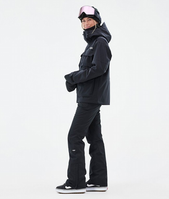 Women Dope Zenith W Snowboard Jackets Black | TZVYJGA-75